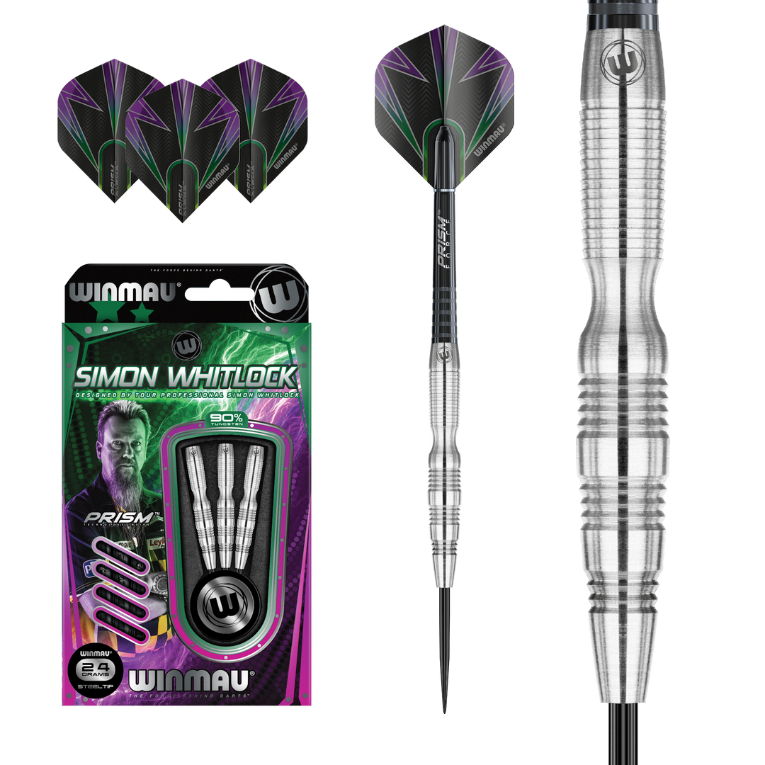 Simon “The Wizard” Whitlock Steel Tip Darts 90% Tungsten