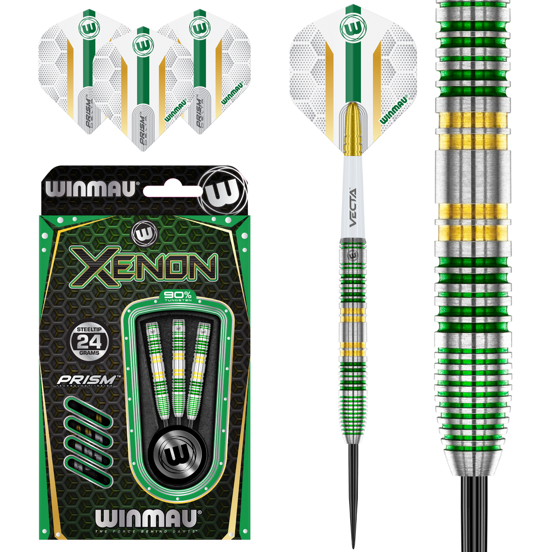 Xenon Steel Tip Darts 90% Tungsten