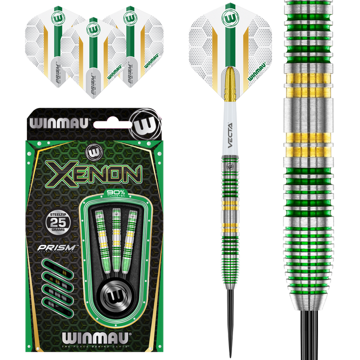 Xenon Steel Tip Darts 90% Tungsten