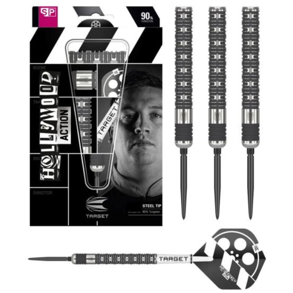 Chris Dobey Hollywood Action Swiss Point Darts 90 Tungsten Dart World